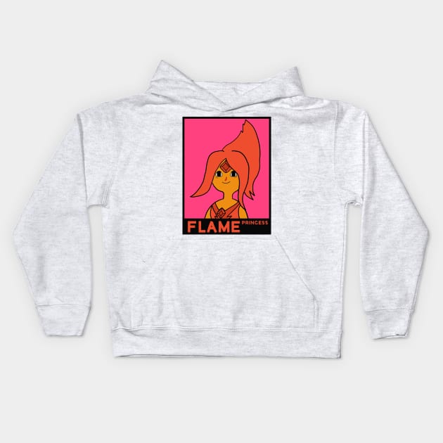 Flame Princess Ugly Face Kids Hoodie by HijriFriza